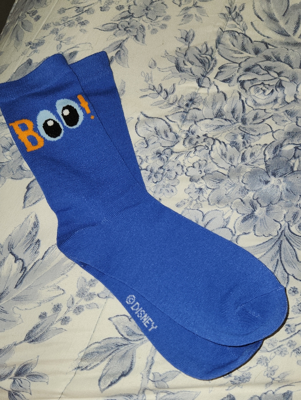 NWOT Disney BOO! Blue socks